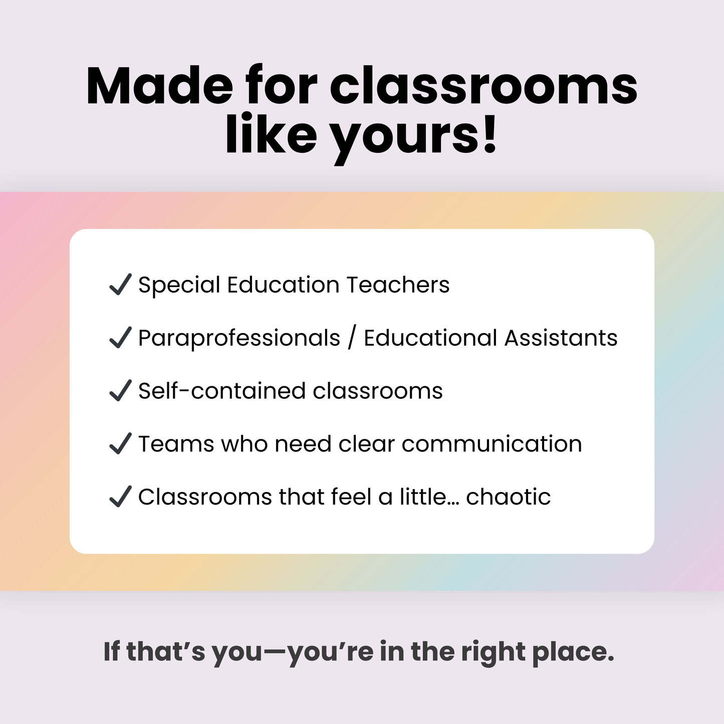 Classroom Support Hub | Simplify Student Support + Team Communication Kate in Bloom