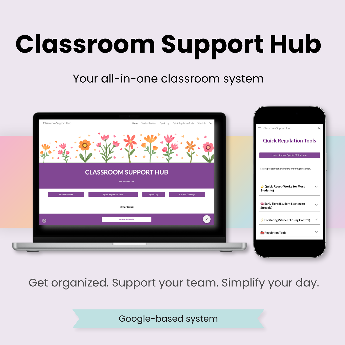 Classroom Support Hub | Simplify Student Support + Team Communication Kate in Bloom
