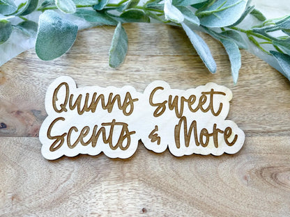 Wood Watermark - 2 Lines - Hey There Crafty LLC
