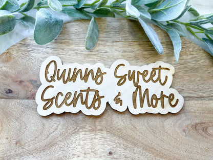 Wood Watermark - 2 Lines - Hey There Crafty LLC